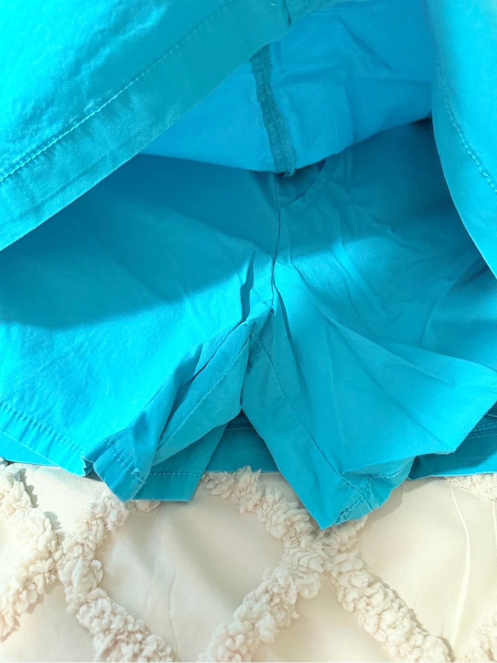 Bright Turquoise Casual Skort - Picture 5 of 6